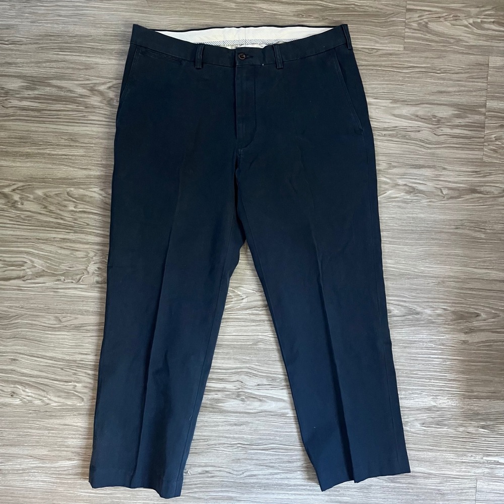 Polo Ralph Lauren Classic Fit Navy Blue Chino Pants Mens 36x30 Cotton Twill
